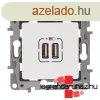Legrand Nilo ketts USB tltaljzat, fehr, Legrand 764594
