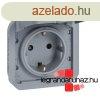 Legrand Plexo 55 2P+F csatlakozaljzat csapfedllel, csavar