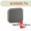 Legrand Plexo 55 ketts vltkapcsol 10A, antracit, Legrand