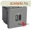 Legrand Program Mosaic ketts USB-A s USB-C - 230 V - 5 V, 