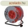 EMOS P09225, Kbeldob 25 m / 4 aljzat / narancssrga / PVC /