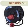 EMOS P192250, Kltri kbeldob 25 m / 3 aljzat / fekete / gu