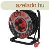 EMOS P19224, Kltri kbeldob 40 m / 4 aljzat / fekete / gum