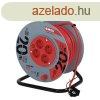EMOS P09220, Kbeldob 20 m / 4 aljzat / piros / PVC / 230 V 