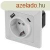 EMOS A6000.5, Aljzat USB A+USB C, fehr