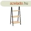 Frdszoba polcok Berilo WR5504-3-430 Fekete Termszetes 40,