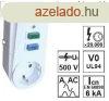 ram-vdkapcsols adapter, oldals vdrintkezvel