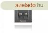 Panasonic Karre Plus RJ45 CAT6 dupla FALI ALJZAT fekete