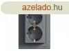 Schneider Asfora Aljzat 2P+F, dupla, komplett, acl