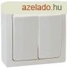 Falon kvli 2-ramkrs kapcsol 10AX/250VAC, IP20 (105)
