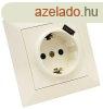 Sllyesztett csatlakozaljzat USB tltvel 116A/250VAC, 2P+