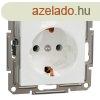 Schneider Asfora aljzat (dugalj) 2P+F, keret nlkl, fehr E