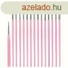 15 darabos preczis ecsetkszlet rszletezshez s mvszet