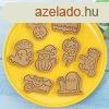 8 db-os Halloween sti kiszr kszlet, tarts manyag keksz