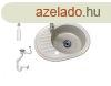 NERO B590B Grnit Mosogat + Csaptelep + Adagol (bzs)