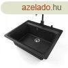 Grnit mosogat NERO Italia + Magastott Csaptelep + Adagol