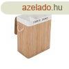 2 rszes bambuszfa szennyeskosr - Vasagle - 100L