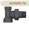 Raditor sarok szelep - 1/2" (visszatr) - szrke