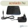  Sony dupla NP-FM50, NP-F550 etc. kompatibilis tlt kszlet