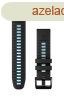 raszj Garmin 22 mm fekete/kk szilikon (QuickFit) Okosrh