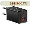Baseus GaN5 Pro 2xUSB-C + USB-A hlzati tlt 65W Black