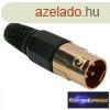 XLR dug ? 3 plus 3 plus Aranyozott Fm kivitel Szortp