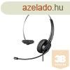 SANDBERG Headset mikrofonnal, USB Office Headset Mono, Feket