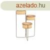 Kasp DKD Home Decor 55 x 42 x 79 cm Fekete Barna Vas Bambus