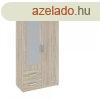 Verdana gardrbszekrny 100cm 2D2S Sonoma Oak N