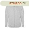 Just Hoods cipzros kapucnis frfi pulver AWJH050, Heather 