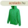Fruit of the Loom F44 kapucnis pulver, HOODED SWEAT, Kelly 