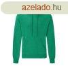 Fruit of the Loom F44 kapucnis pulver, HOODED SWEAT, Heathe