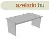 rasztal, egyenes, panellbbal F-122 135x80x75 barna