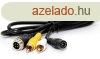 talakt adapter, tolatkamera kbelhez, 4PIN TO RCA