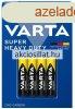 Varta AAA Super Heavy Duty Alkaline ceruza elem 4db