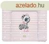 Babastar puha pelenkz lap 75*72 cm - Rzsaszn zebra 