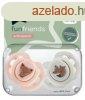 Tommee Tippee Fun Friends jtszcumi 0-6 h 2 db - rzsaszn