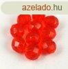 Cseh csiszolt goly gyngy - Tangerine - 8mm