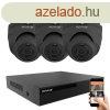 Amiko D20M530B-AHD dome 3 biztonsgi kamera rendszer 5MP 2K