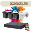 Dahua 3 biztonsgi kamers IP kamera rendszer 8MP sznes js