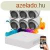 Hikvision ColorVu 6 kamers biztonsgi dome kamera rendszer 