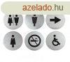 Piktogram - 6db rozsdamentes acl (SI-SS-SET)