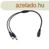 Nestron NPP-DC1F2M DC csatlakoz eloszt, 1x aljzat, 2x dug
