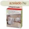 Clippasafe Mgneses fik-, s szekrnyzr 2db 1 kulcs fehr 