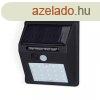 Fekete LED napelemes fali lmpa - 211592