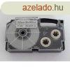 Casio XR-12SR utngyrtott feliratozszalag kazetta ezst al
