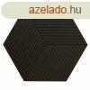 CORKBEE Stripe black fekete parafa hszigetel falburkol pa