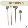 Eveszkz kszlet Kinvara BST-CT022 Rzsaszn Ezst szn Ro
