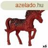 Dekoratv Figura Unikornis Piros Manyag 9,5 x 31 x 40 cm (6