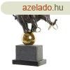 Dekoratv Figura DKD Home Decor FD-181242 Elefnt Fekete Ara